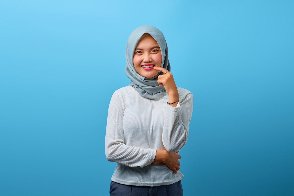 Teenage Girl Wearing Hijab